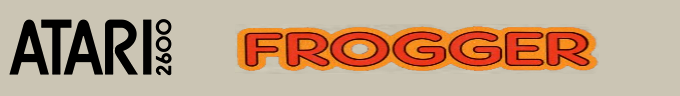 Frogger logo for Atari 2600